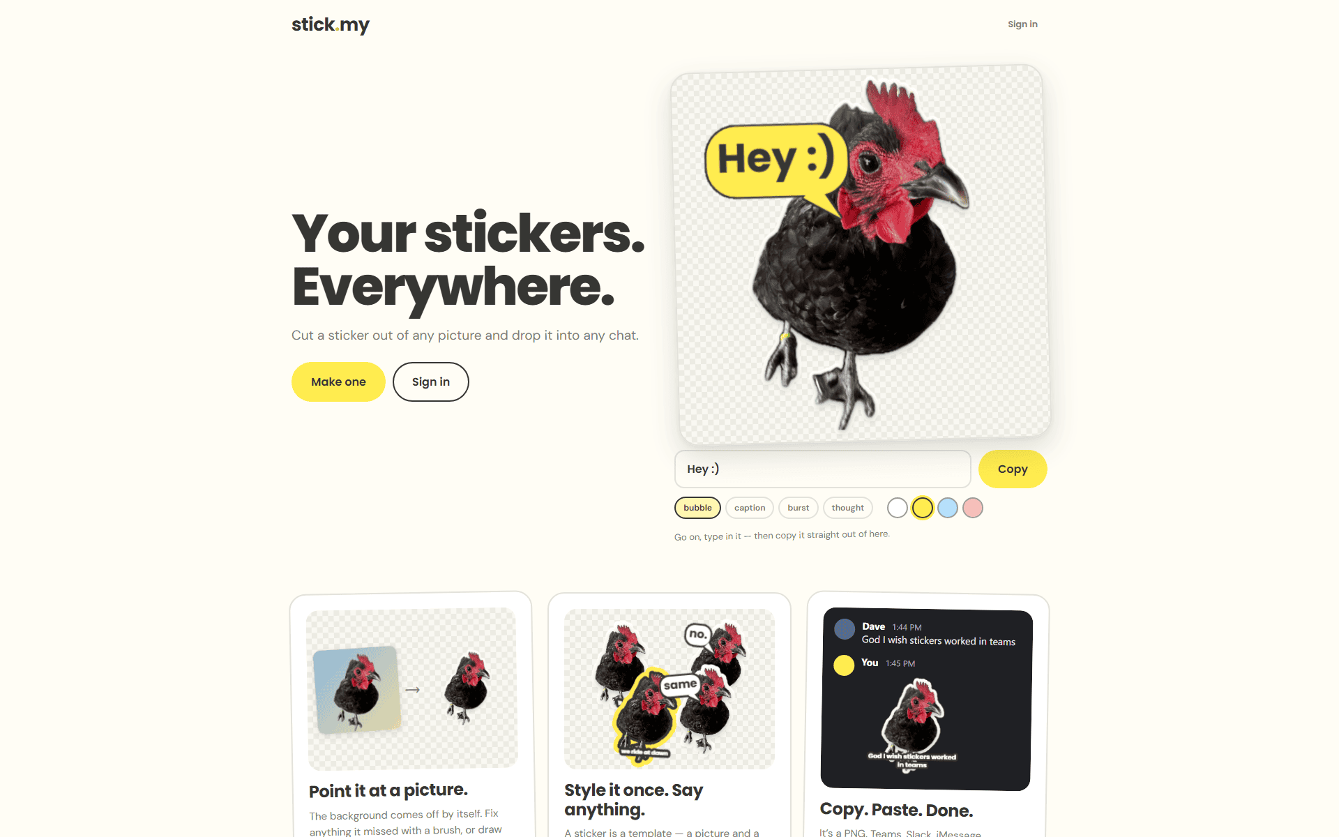 stick.my homepage